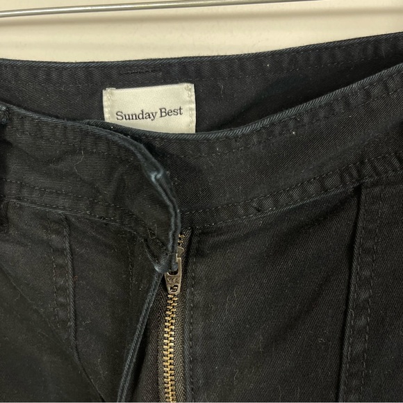 ARITZIA Sunday Best New Oscar Pant Black 6 Cargo Carpenter Utility 90s Inspired - Picture 9 of 16